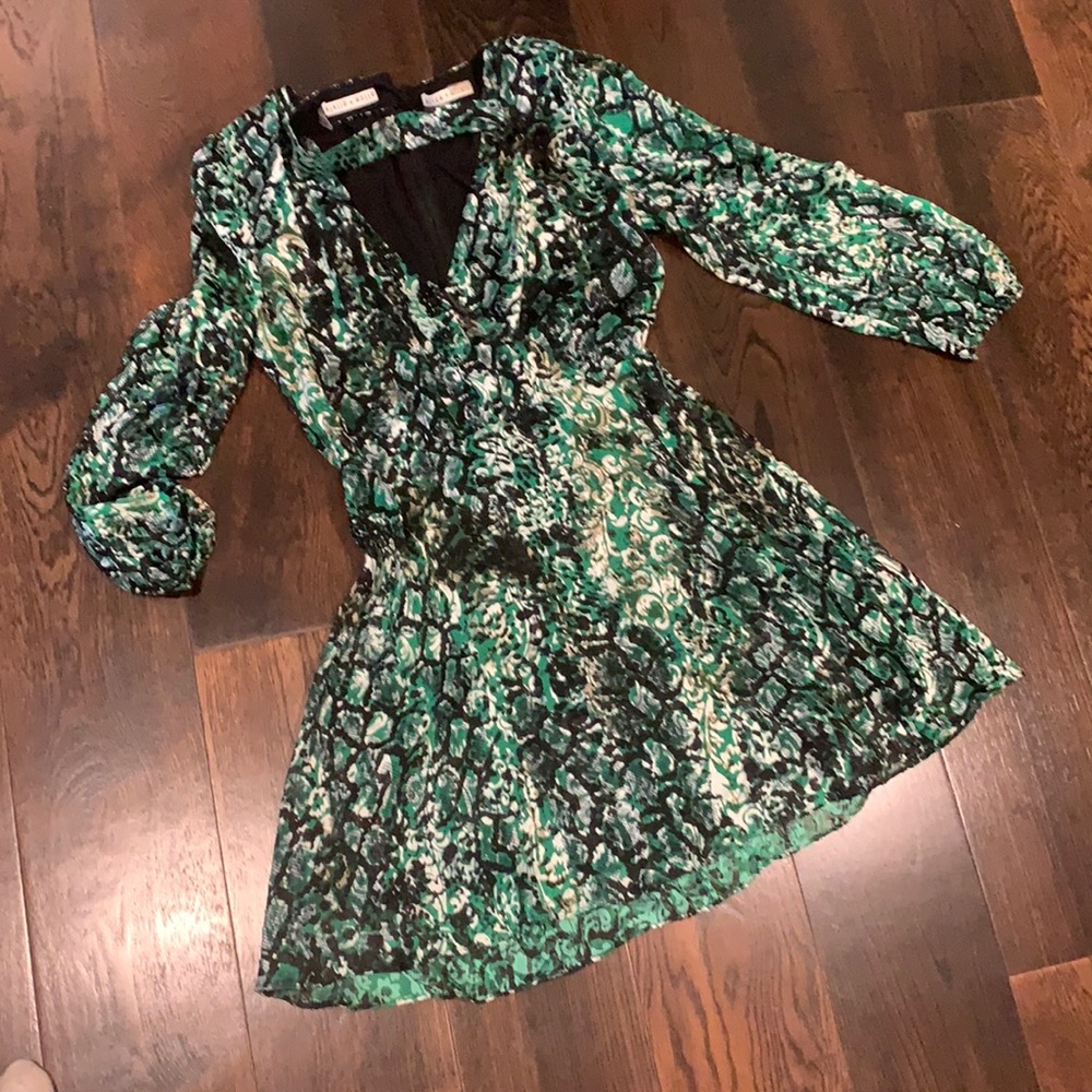 Alice & Olivia dress with sexy collar